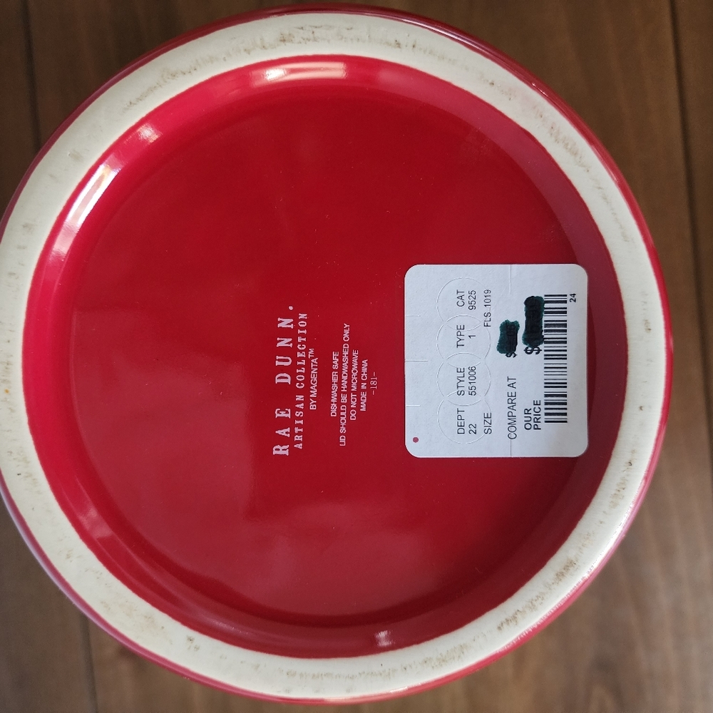 - NWT Rae Dunn Happy Howlidays Canister - Picture 3 of 4